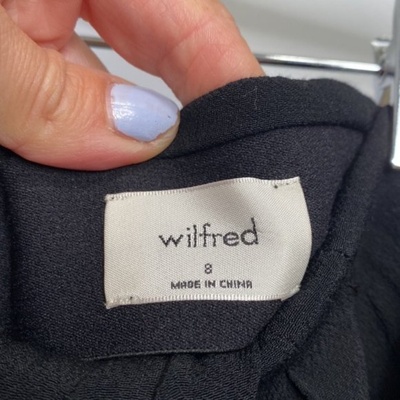 ❗️SOLD❗️Aritzia Wilfred Black Pursuit Mini Skirt Size 8 - Picture 9 of 11